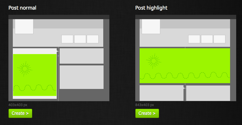 redes sociales tamaño fotos hede