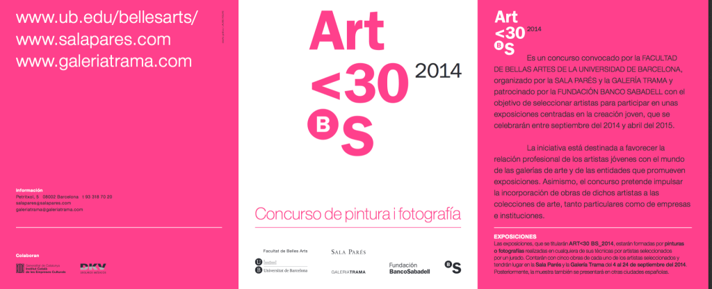 Art<30, concurso de pintura y&nbsp;fotografía